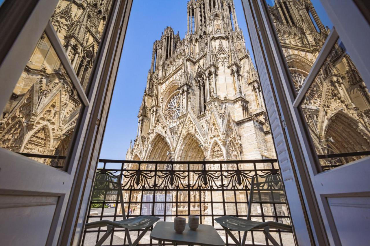 Au Pied De La Cathedrale #Vuemagique Apartman Reims Kültér fotó
