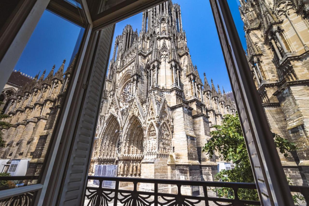 Au Pied De La Cathedrale #Vuemagique Apartman Reims Kültér fotó