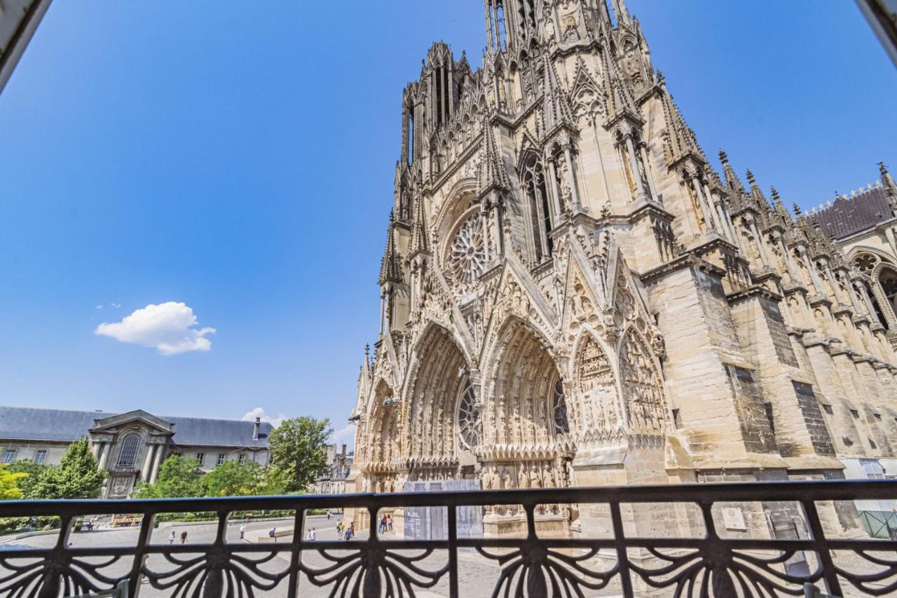 Au Pied De La Cathedrale #Vuemagique Apartman Reims Kültér fotó