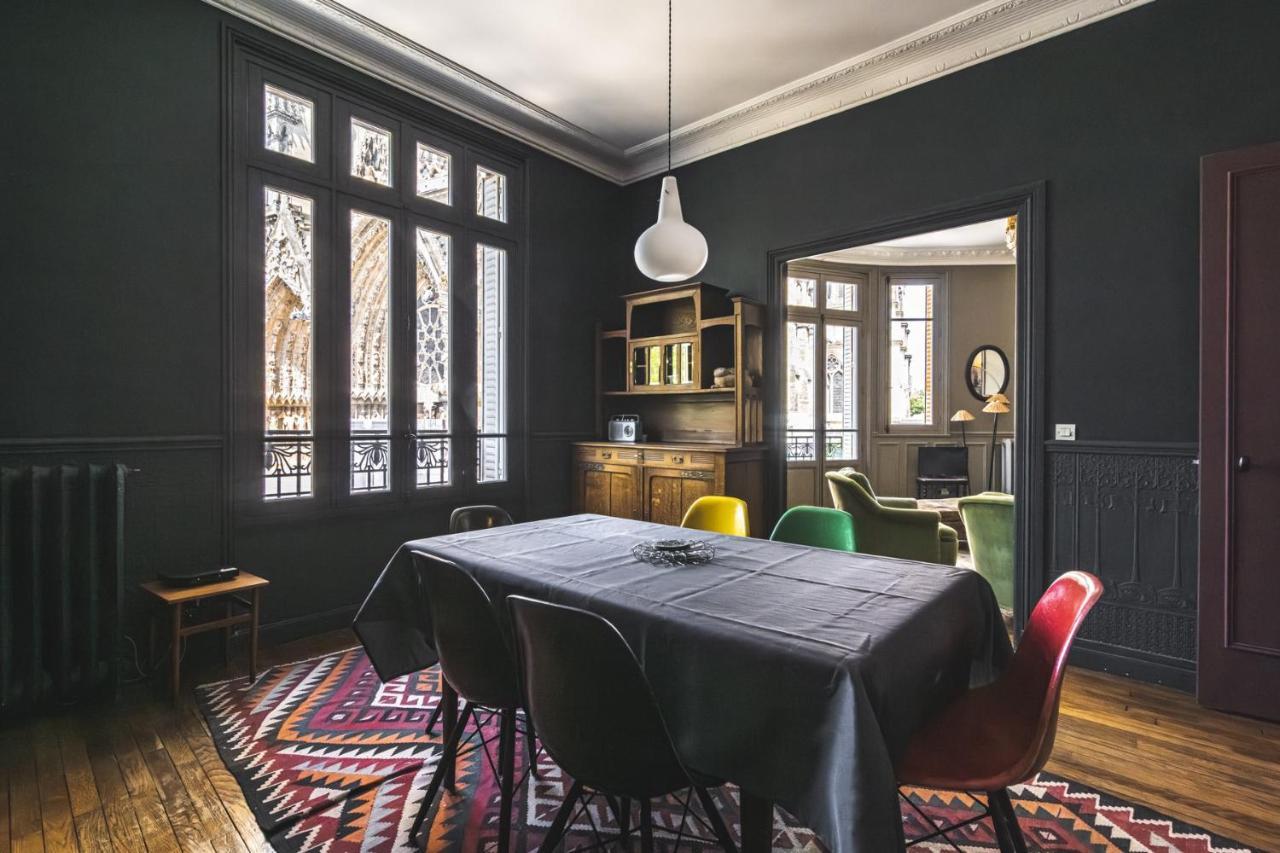 Au Pied De La Cathedrale #Vuemagique Apartman Reims Kültér fotó